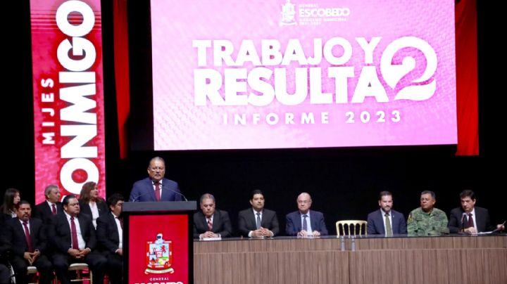 Rinde Mijes segundo informe de gobierno de Escobedo NL