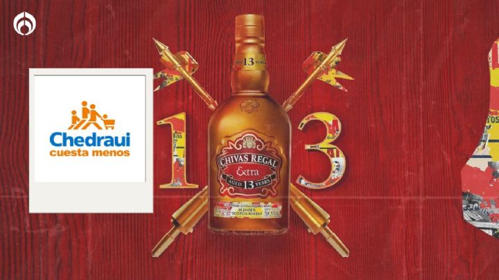 Chedraui pone en oferta el whisky Chivas Regal Extra 13 y regala una botella