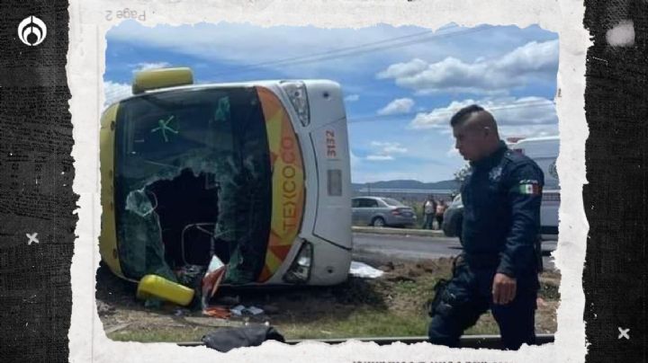 (VIDEO) Accidente entre tren y autobús deja al menos 3 muertos y 9 heridos en Hidalgo