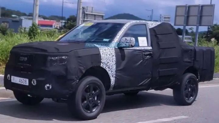 KIA Tasman, la nueva pickup de la marca coreana, reaparece