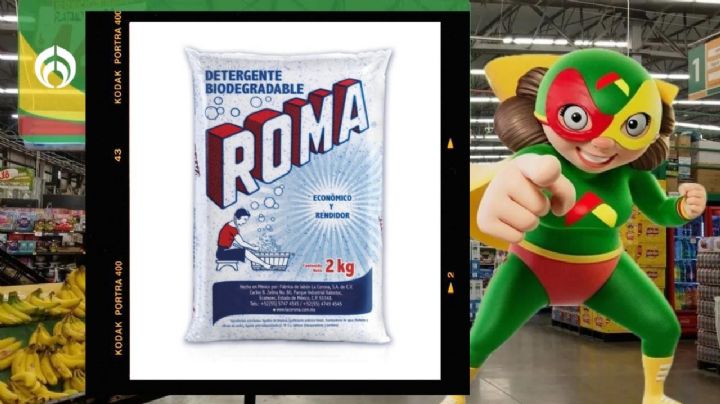 Bodega Aurrera tiene ‘regalado’ el detergente Roma que elimina las manchas más difíciles