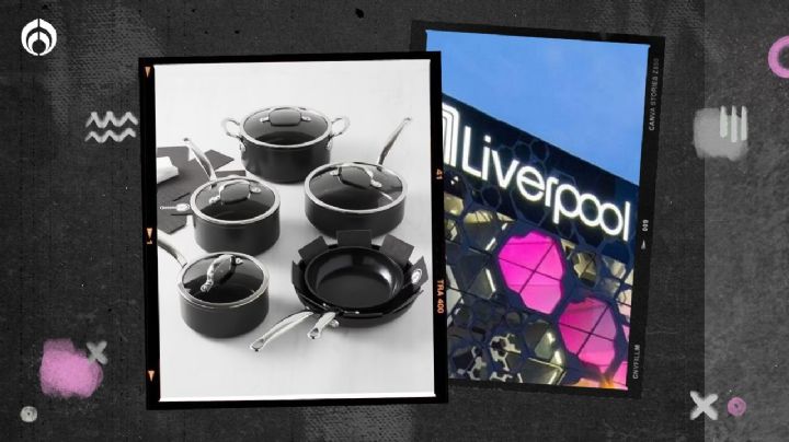 Liverpool remata batería de cocina premium de cerámica antiadherente libre de plomo