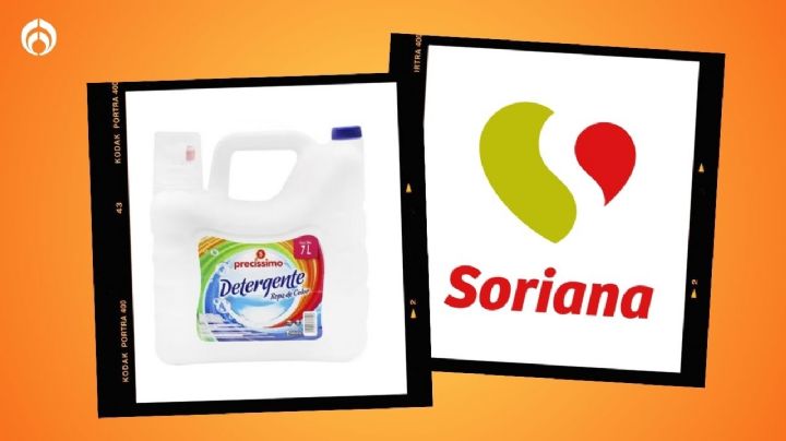 Soriana tiene en remate el jabón líquido Precissimo de 7 litros que no decolorará tu ropa