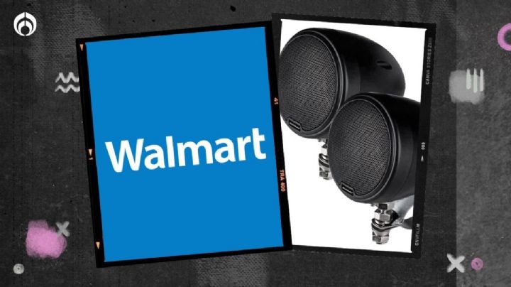 Walmart remata combo de bocinas para moto a prueba de agua con amplificador y controlador