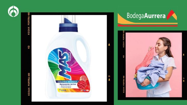 Bodega Aurrera vende baratísimo el detergente líquido Más Color de 4.8 litros, ¡aprovecha!