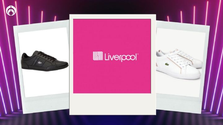 Liverpool: 5 tenis Lacoste blancos o negros en rebaja de hasta 50%