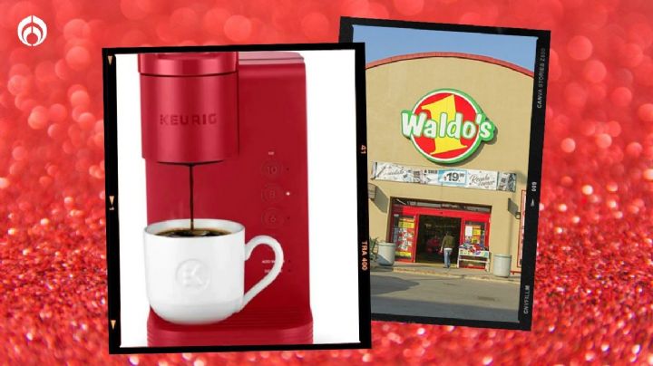 Waldo’s: elegante cafetera de color rojo para cápsulas está a mitad de precio