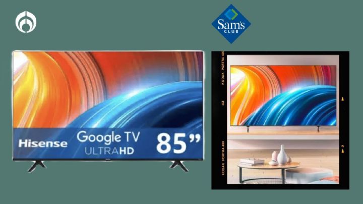 Sam’s Club remata el precio de esta pantallota Hisense de 85 pulgadas con resolución 4K