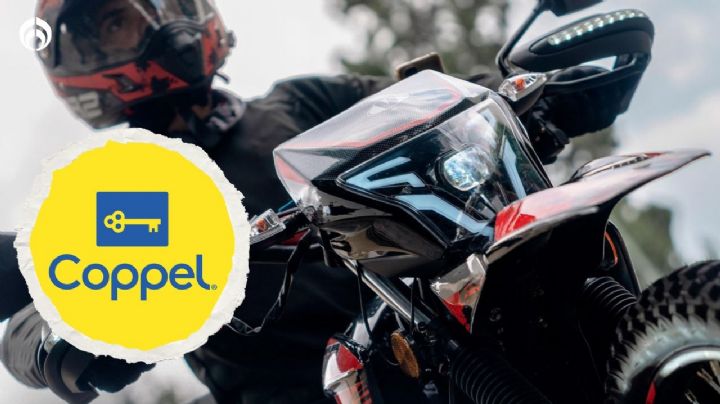 Coppel rebaja 8 mil pesos a moto modelo 2024 con diseño elegante