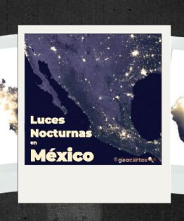 (FOTOS) México de noche: Así se ven los estados más y menos iluminados desde el espacio