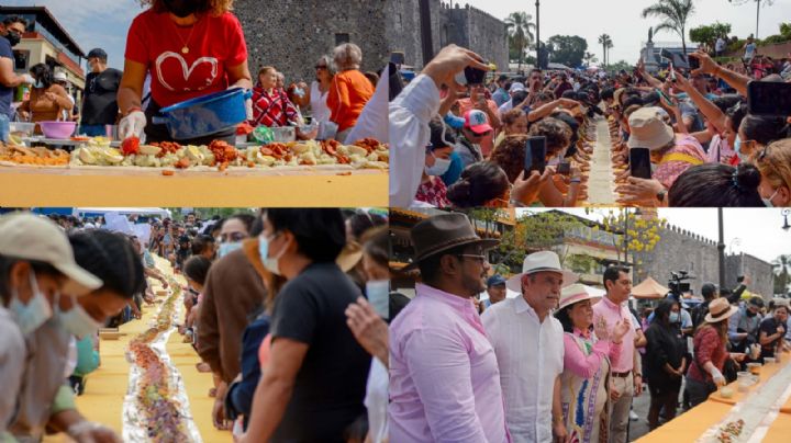 Récord Guinness: el taco acorazado más grande del mundo fue elaborado en Cuernavaca