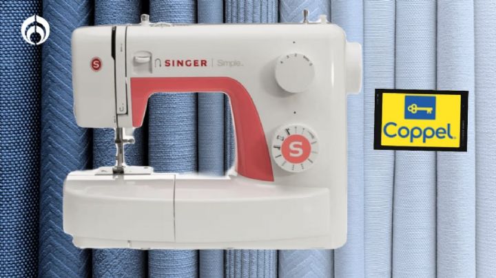 Coppel tiene en oferta esta máquina de coser marca Singer con devanador automático