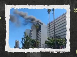 (VIDEO) Hotel Emporio se incendia a casi un mes de reabrir tras 'Otis'