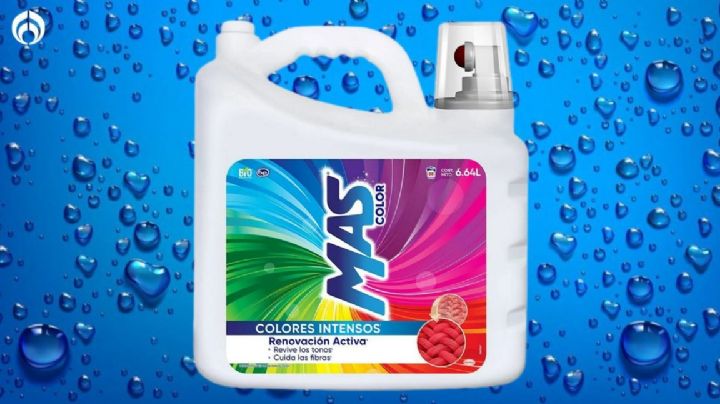 Walmart aplica descuentote al detergente líquido Más Color de 6.64 L