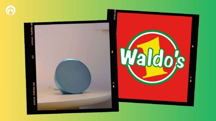 Waldo’s tiene en super oferta y por tiempo limitado esta bocina Alexa Echo Pop