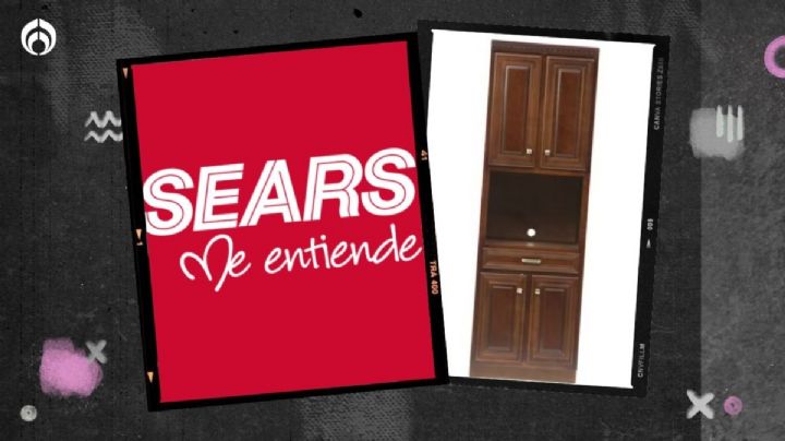 Sears aplica descuentazo a hermoso despensero de madera ideal para tu cocina