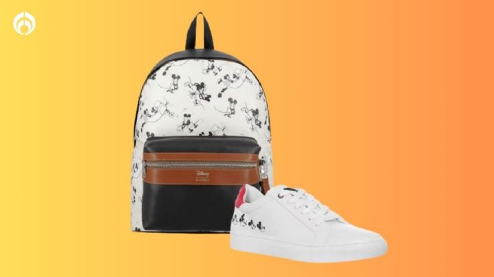 Liverpool tiene a precio de regalo el combo de tenis y mochila de Disney de la colección Mickey