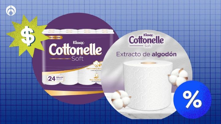 Walmart rebaja el paquete de 24 rollos del papel de baño Kleenex extrasuave con extracto de algodón