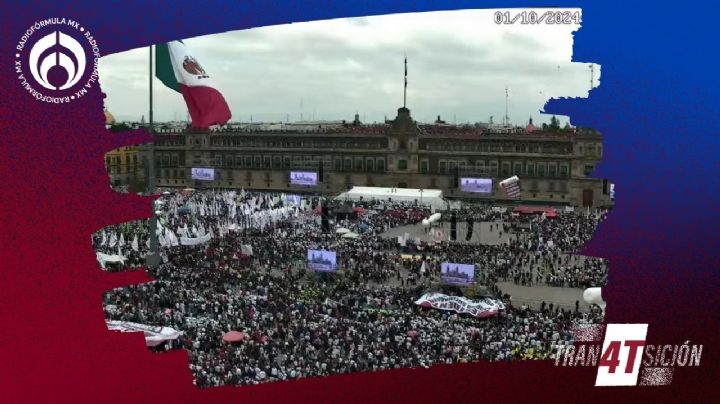 Se vive efervescencia en el Zócalo de la CDMX por investidura de Sheinbaum