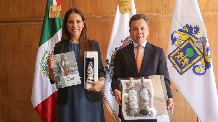 Se reúne Pablo Lemus con Libia Dennise para fortalecer competitividad en la región Occidente-Bajío