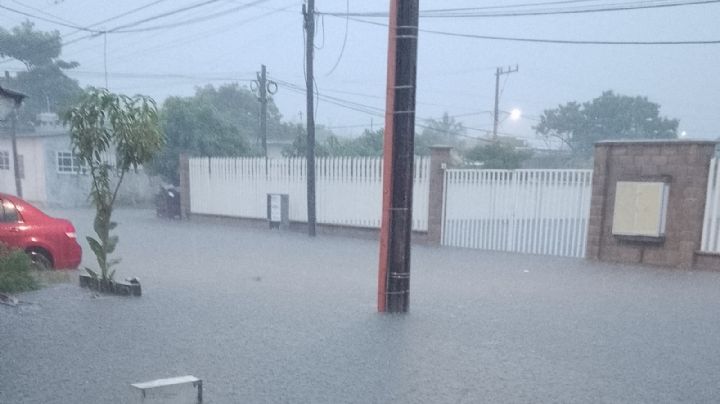 (FOTOS) Depresión tropical Once-E: fuertes lluvias dejan vehículos varados, bardas y postes caídos