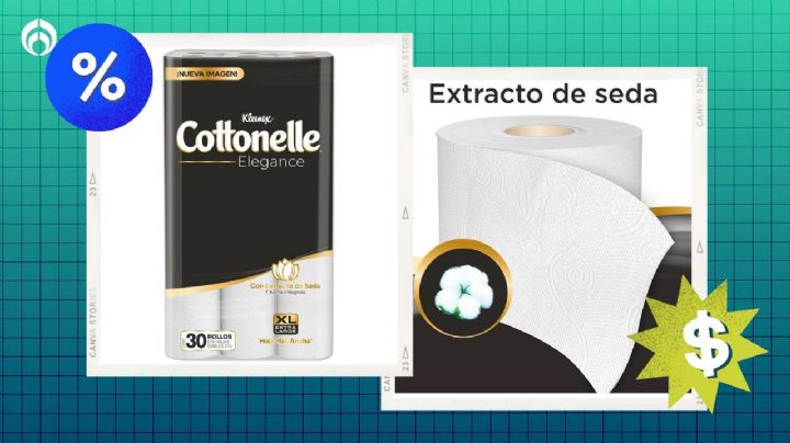 Walmart tiene baratísimo el paquete de 30 rollos del papel de baño Kleenex con 'hojas de seda'