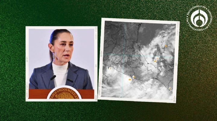 Depresión Tropical Once-E: Pegará en Guerrero y Oaxaca, alerta Sheinbaum; pide tomar precauciones