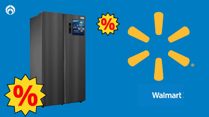 Walmart remata este elegante refrigerador de Oster; es de doble puerta y tiene envío gratis