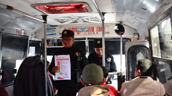 Operativo ruta segura: Refuerzan seguridad en transporte público del sur de Tamaulipas