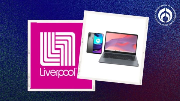 Venta Nocturna: Liverpool remata laptop full HD con celular Motorola de regalo con cámara de 13 mpx