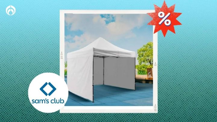 Gánale al frío con la carpa plegable de 3x3m que Sam's Club rebaja; es impermeable y tiene paredes