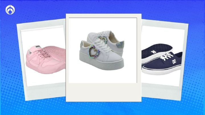 Elektra: 20 pares de tenis para mujer por menos de $500; desde Panam hasta Levi's