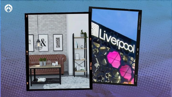 Liverpool remata set de mesa de centro y estante de metal con capacidad de 25 kilos