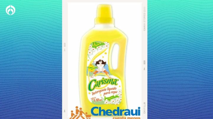 Chedraui aplica descuentazo a detergente líquido Carisma, rinde más que el polvo y huele delicioso