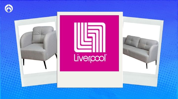 Liverpool pone a mitad de precio sala de 3 piezas ideal para espacios pequeños