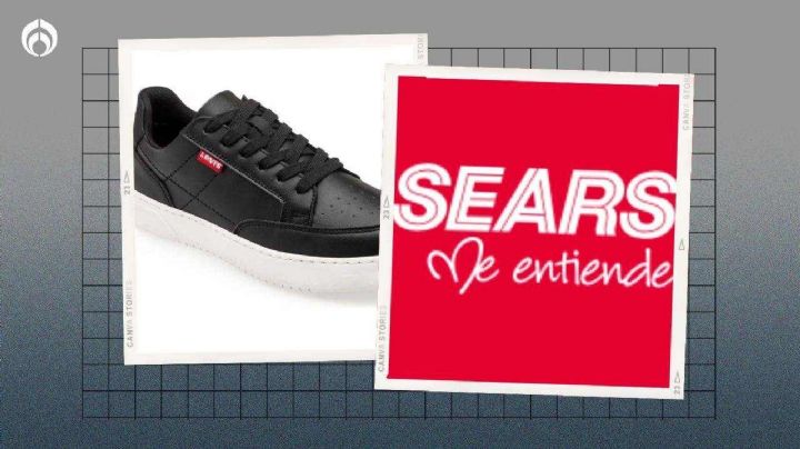 Sears deja baratísimos estos tenis Levi's tipo piel que combinan con todo