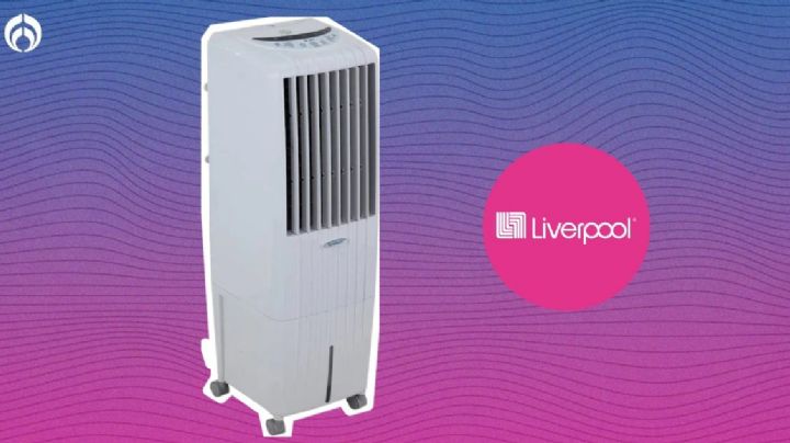 Liverpool lanza ofertón en aire acondicionado portátil con potente flujo de aire y 5 filtros