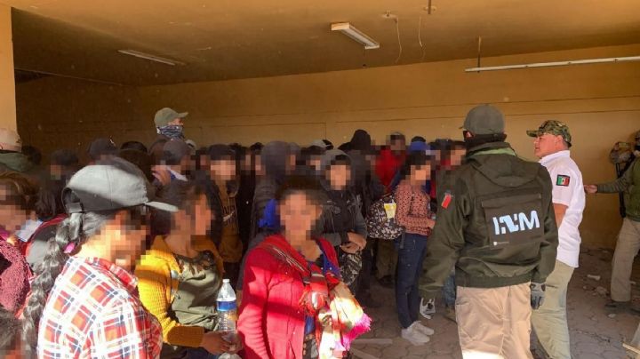 Rescatan a 101 migrantes de edificio abandonado en Santa Ana, Sonora