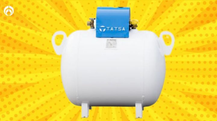 Home Depot pone a precio de regalo el tanque estacionario de 100 litros Tatsa