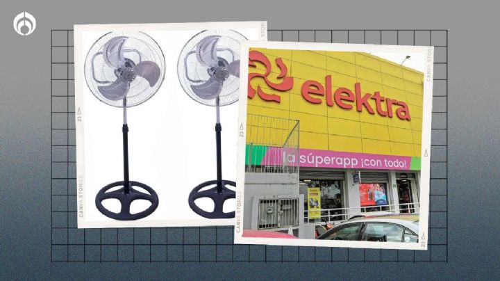 Elektra tiene súper ganga en dos ventiladores con múltiples velocidades para el calor