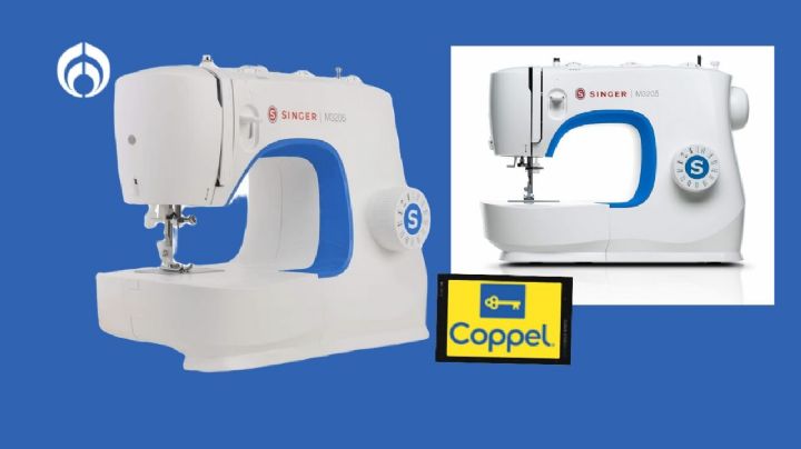 Coppel tiene ‘regalada’ esta máquina de coser con enhebrador automático