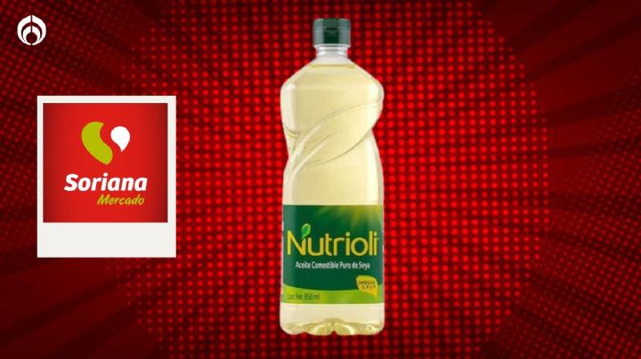 Soriana vende en menos de $30 el aceite Nutrioli de casi un litro