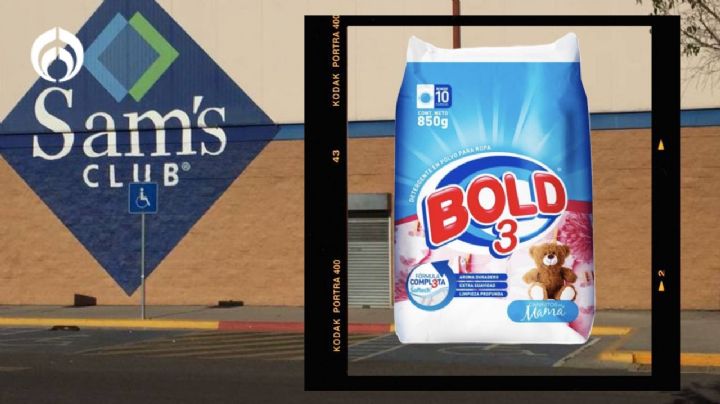 Sam’s Club vende ‘regalada’ esta caja de 9 kilos de jabón en polvo Bold, para ropa blanca y de color