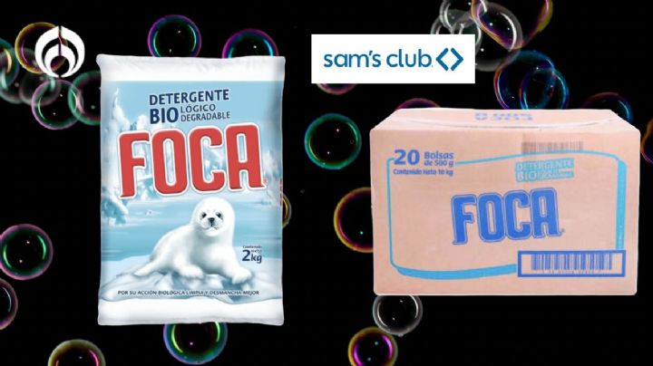 Sam’s Club vende muy barata una caja de 10 kilos de jabón en polvo Foca