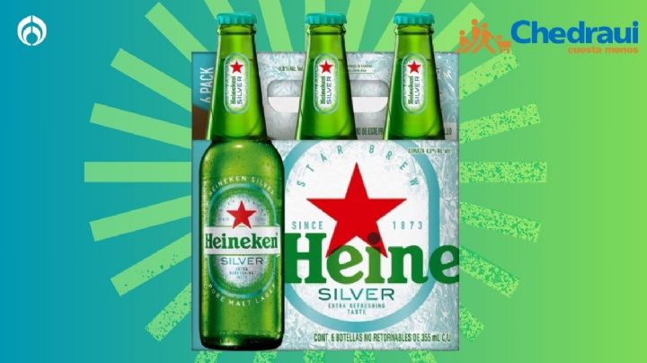 Chedraui rebaja el six pack de cerveza Heineken Silver Premium Lager con sabor suave