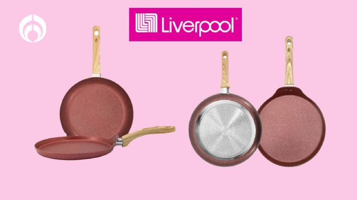 Liverpool remata el precio de este combo de sartén y comal de aluminio antiadherente