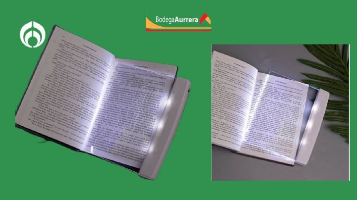 Bodega Aurrera vende casi regalada esta lámpara plana, perfecta para leer tus libros de noche