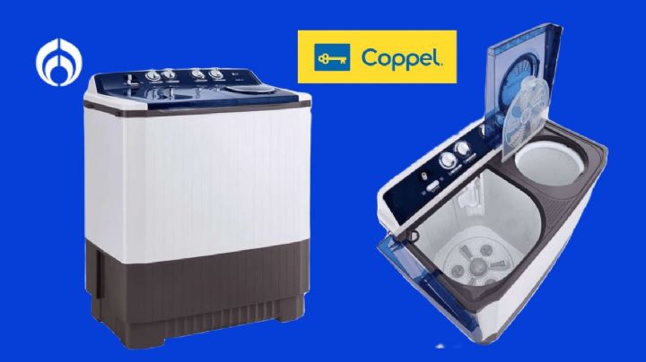 Coppel remata esta lavadora LG de 18 kilos con filtro atrapapelusa y 3 ciclos de lavado