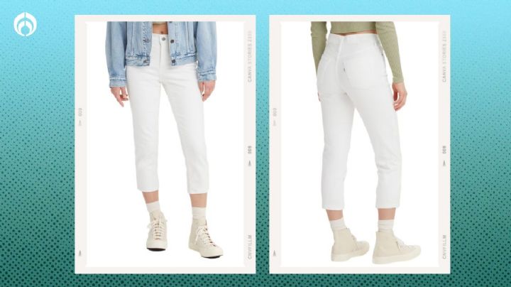 Liverpool remata pantalón Levi’s blanco con descuento imperdible, ideal para la primavera