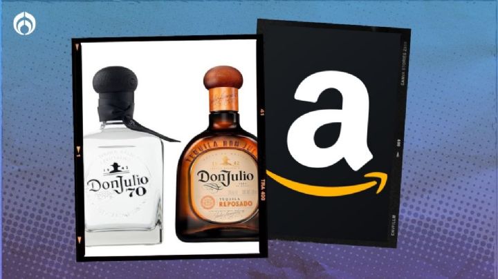 Amazon rebaja y vende baratísimo el paquete de 2 tequilas Don Julio cristalino más reposado